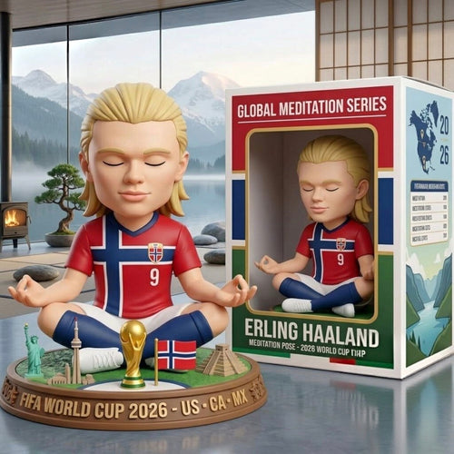 Erling Haaland 2026 World Cup Meditation Pose Collectible Figurine💋
