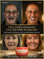 ADA-certified complete dentures (USA)