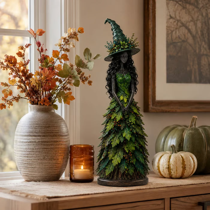 🧙‍♀️Enchanted Autumn Witch Figurine💋