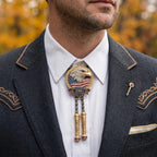 🎁🎉Only $24.99 This Week🌟🎉USA 250th Anniversary Eagle Bolo Tie💋