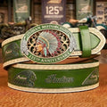 Indian Motorcycle 125th Anniversary Commemorative Leather Belt💋