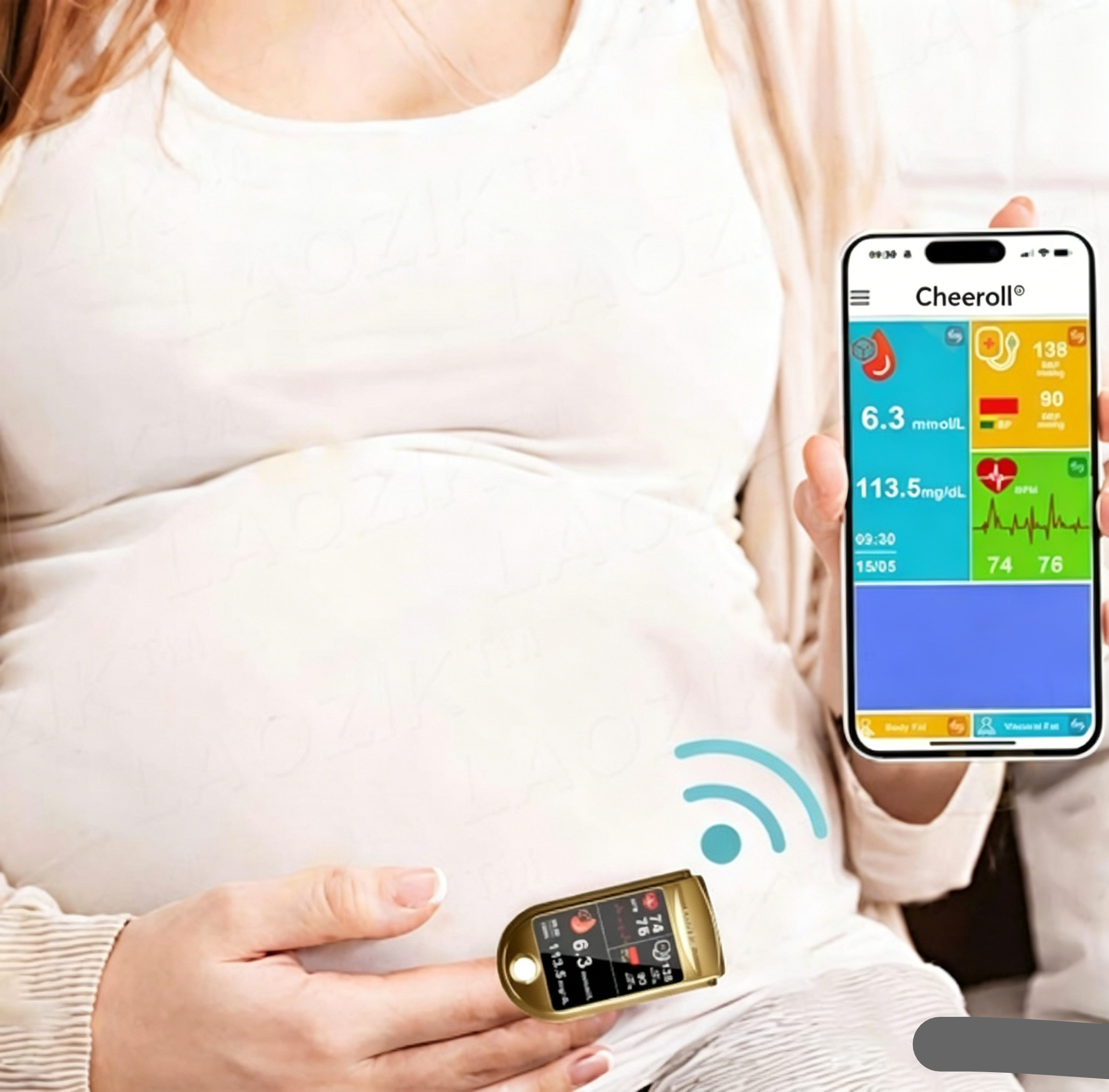 🩸 Subsidized Product | Cheeroll® Professional-Grade 12-in-1 Blood Glucose & Vital Signs Monitor — Painless, fast, and accurate; FDA-certified (Made in California, USA)