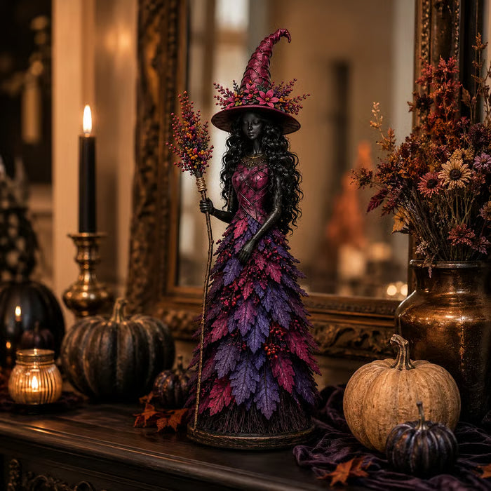 🧙‍♀️Enchanted Autumn Witch Figurine💋