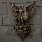 🔥LAST DAY 60% OFF⏰-St. Michael Guardian Angel Wall Light🕊️💋
