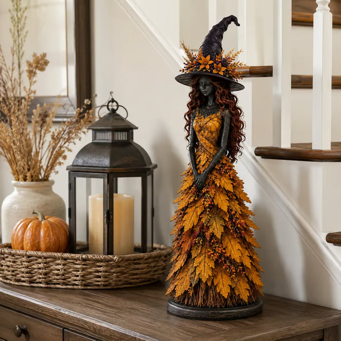 🧙‍♀️Enchanted Autumn Witch Figurine💋