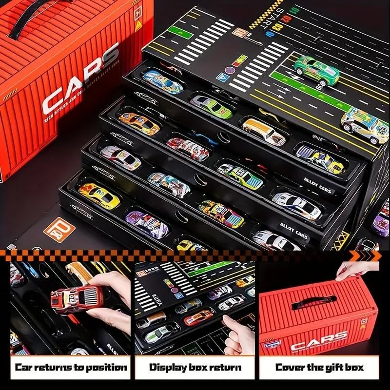 🔥Limited Time 50% Off✨48pcs Pull-Back Toy Cars Set💋