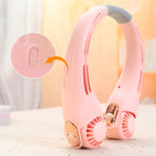 🥳2026 HOT SALE🥳💞50K+ SOLD!🍃 Neck Air Conditioner Fan – Ultra‑quiet, 360° rotating, 3 speeds. Hands‑free cooling, long battery. Summer essential! 🌬️💋