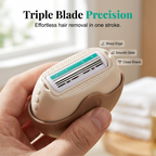 🥳2026 HOT SALE🥳💞50K+ SOLD!⏳✨Portable 3-Layer Hair Shaver with Rotating Cover💋
