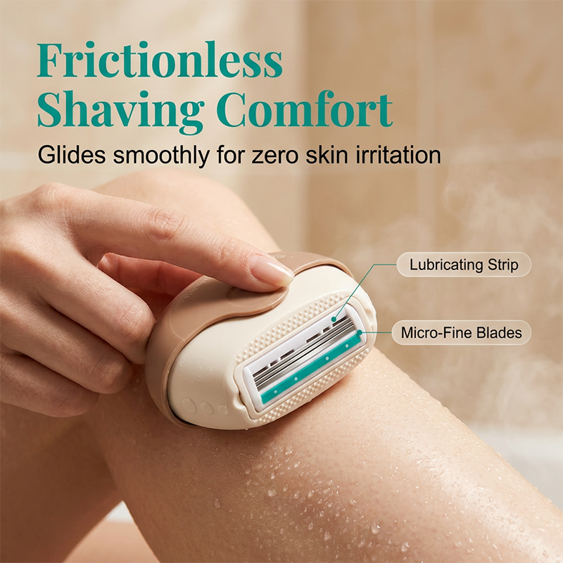 🥳2026 HOT SALE🥳💞50K+ SOLD!⏳✨Portable 3-Layer Hair Shaver with Rotating Cover💋